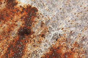 antiguo metal hierro oxido marrón antecedentes y textura foto
