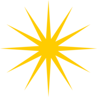 shining sparkle light star icon png