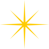 brillante brillar ligero estrella icono png