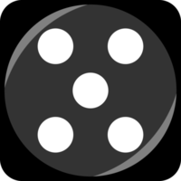 Face cube dot of game dice icon png