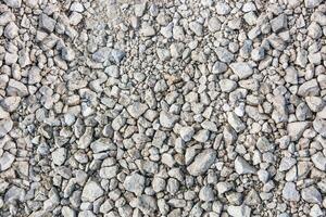 Gravel stone isolated texture photo