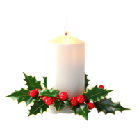 AI generated 3d candle on isolated transparent background png, generated with AI png