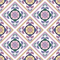 étnico floral damasco patrón, sin costura modelo tradicional diseño para fondo, azulejo, alfombras, papel tapiz, ropa, envolturas, batik, telas. ilustración bordado estilo. png