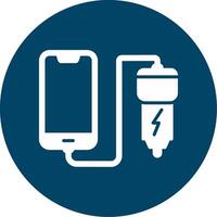 Car phone charging Vector Icon