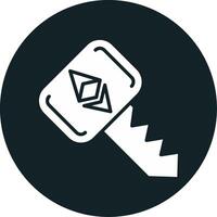 Ethereum Key Vector Icon