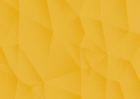 Abstract textured polygonal background. Yellow Lowpoly background. vector