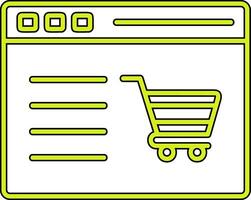 Shopping Website Vector Icon