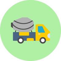 Cement Truck Vector Icon