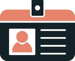 Identification Card Vector Icon