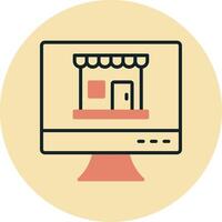 Online Shop Vector Icon