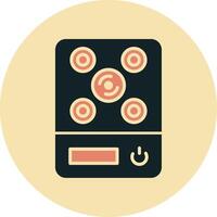 Induction Stove Vector Icon