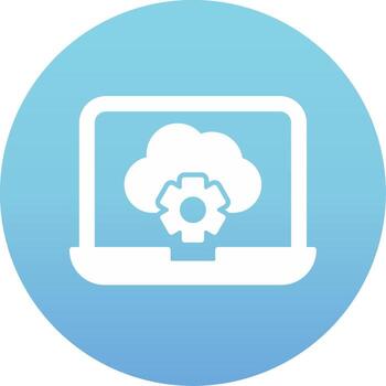 Cloud Computing Vector Icon