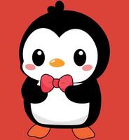 pingüino patrón, ilustración, vector textura y antecedentes