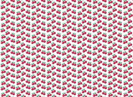 Cherry pattern for backgrounds and fabric vector