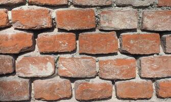 red brick wall background photo