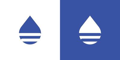 plantilla de diseño de logotipo de gota de agua vector
