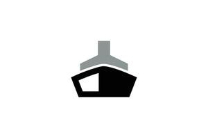 creativo Embarcacion icono logo diseño vector