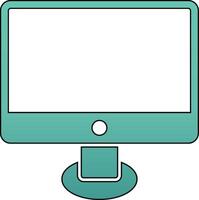 Moniter Screen Vector Icon