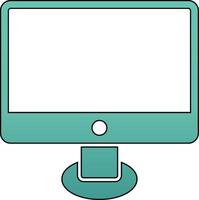 Moniter Screen Vector Icon