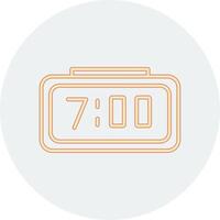 Digital Clock Vector Icon