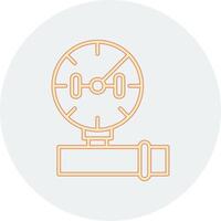 Pressure Gauge Vector Icon