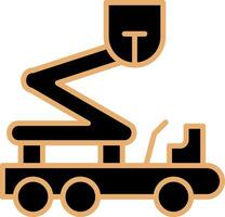 Boom Lift Vector Icon