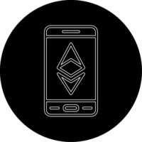 Ethereum Smartphone Vector Icon