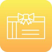 Gift Card Vector Icon