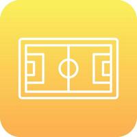 Football Pitch Vector Icon