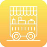 Food Cart Vector Icon