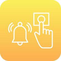 Emergency Alarm Button Vector Icon