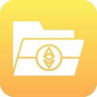Ethereum Folder Vector Icon
