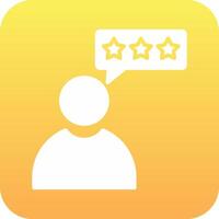 Customer Review Vector Icon