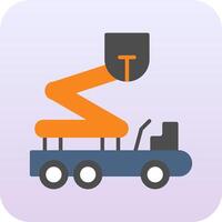 Boom Lift Vector Icon