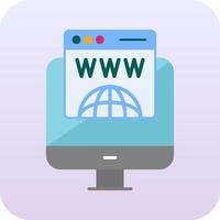 Domain Registration Vector Icon