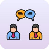 Users Chat Vector Icon