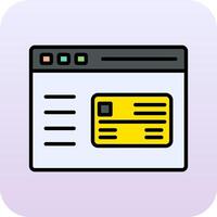 Web Payment Vector Icon