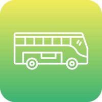 icono de vector de bus