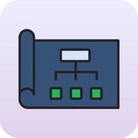 Weekly Work Planner Vector Icon