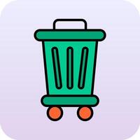 Trash Bin Vector Icon