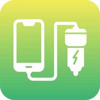 Car phone charging Vector Icon