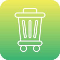 Trash Bin Vector Icon