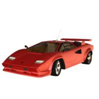 lamborghini countach car model 3d model png