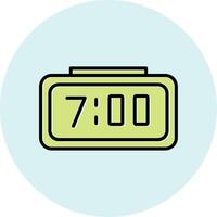 Digital Clock Vector Icon