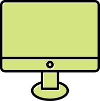 Moniter Screen Vector Icon