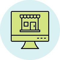 Online Shop Vector Icon