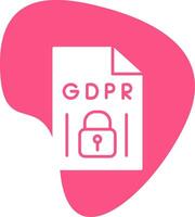 gdpr vector icono