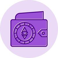 Ethereum Wallet Vector Icon