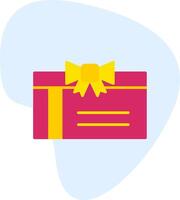 icono de vector de tarjeta de regalo