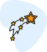 Shooting Stars Vector Icon